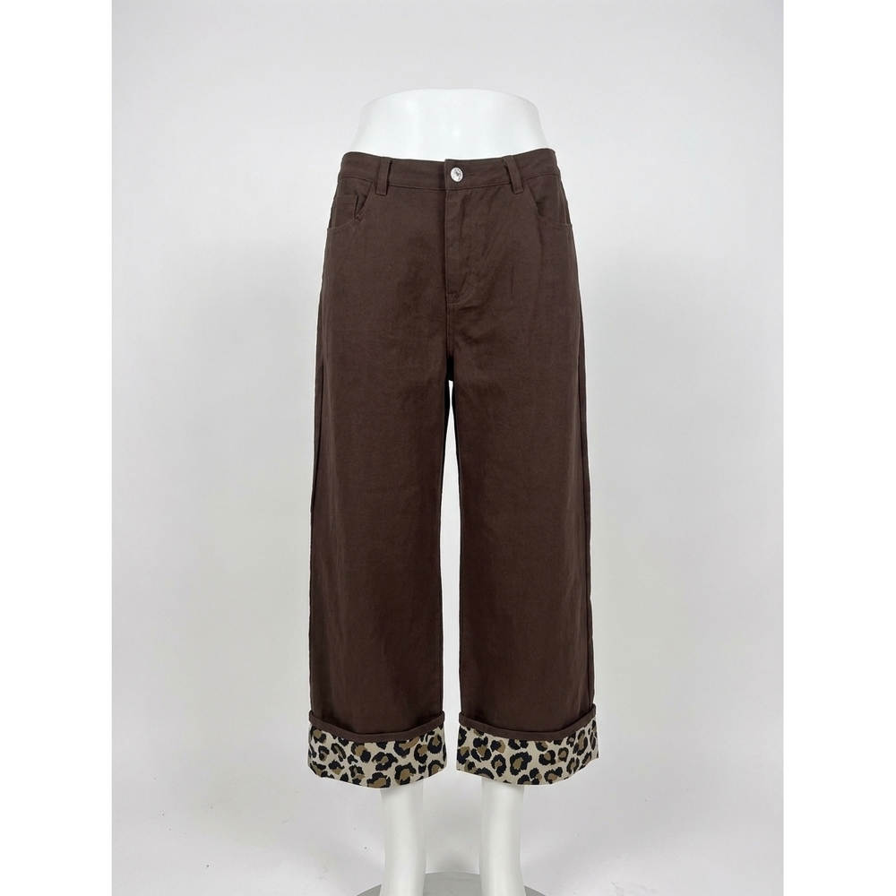 NEW ENTRO women's wild thoughts pant in brown